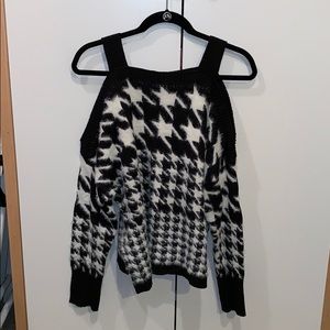 Express cold shoulder sweater